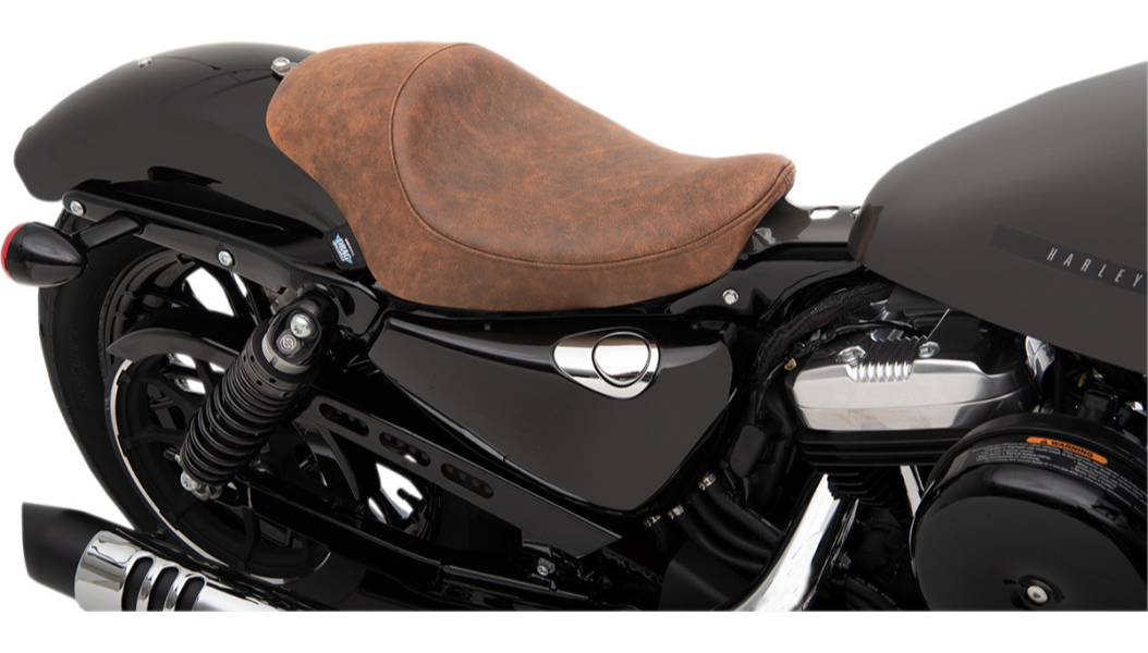 2004-2022 EVO Sportster 3/4 Solo Seat - Brown