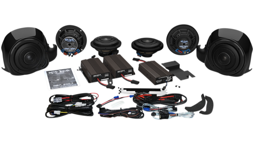 Whole Hog 900 WATT AMP/ 6 Speaker Kit (FLH)
