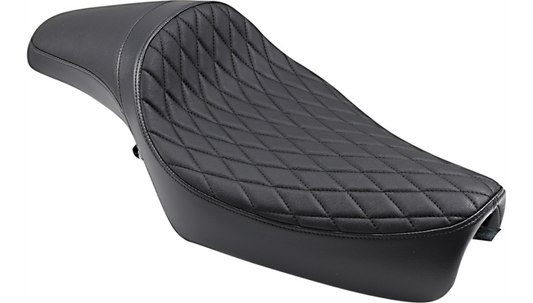 2004-2022 EVO Sportster Extended Reach Predator Seat - Double Diamond Stitch