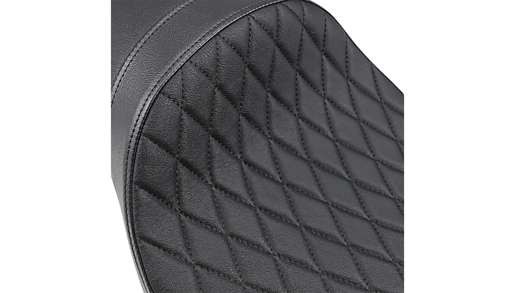 2004-2022 EVO Sportster Extended Reach Predator Seat - Double Diamond Stitch