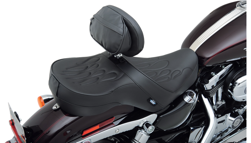 2004-2022 EVO Sportster Solo Seat w/ Optional Pillion & Optional Backrest