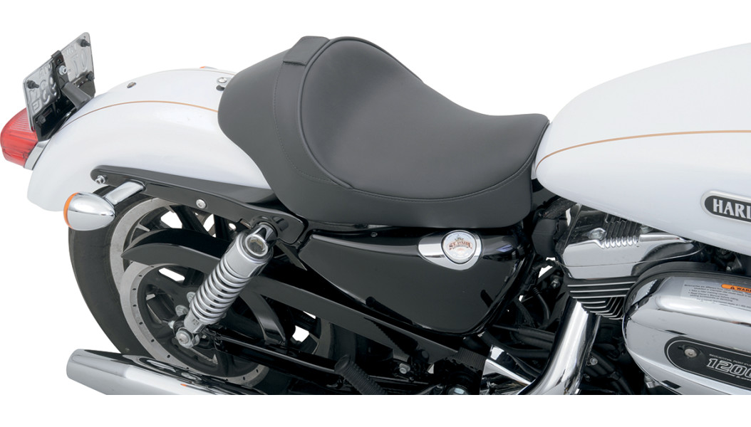2004-2022 EVO Sportster Solo Seat w/ Optional Pillion & Optional Backrest