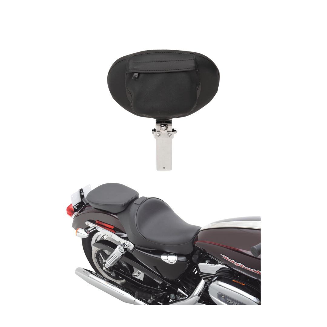 2004-2022 EVO Sportster Solo Seat w/ Optional Pillion & Optional Backrest