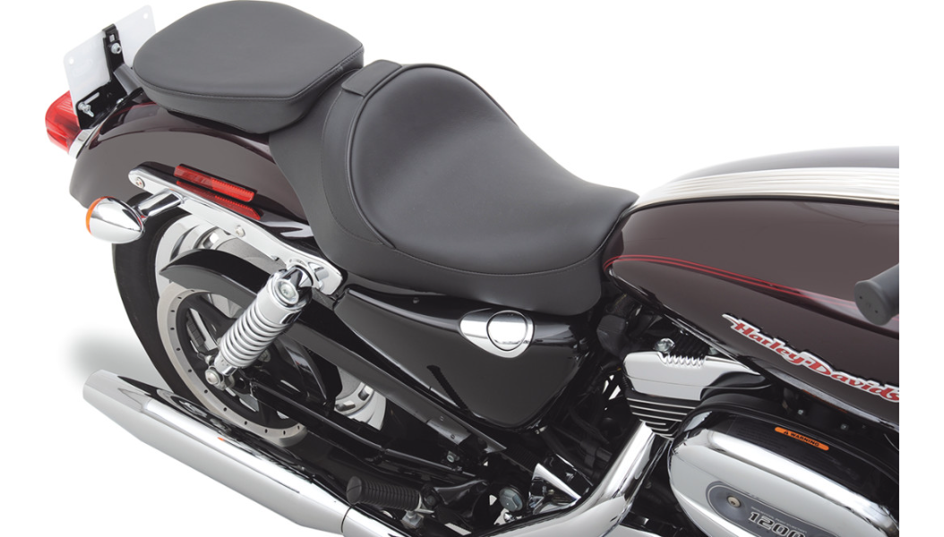 2004-2022 EVO Sportster Solo Seat w/ Optional Pillion & Optional Backrest