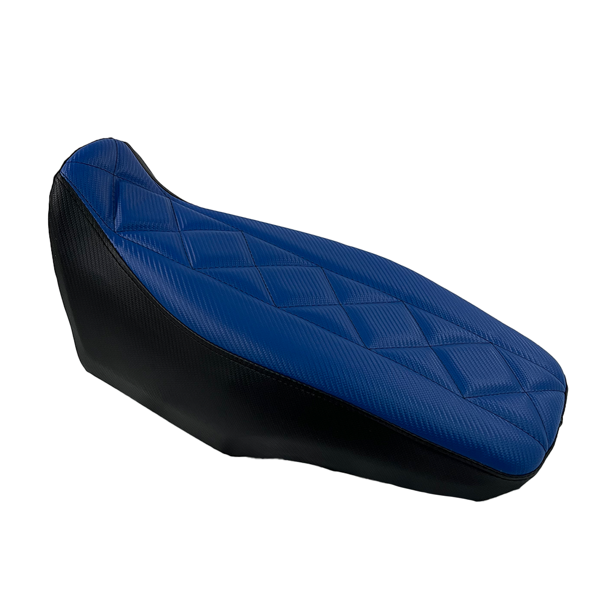 blue custom motorcycle seat for Honda Grom