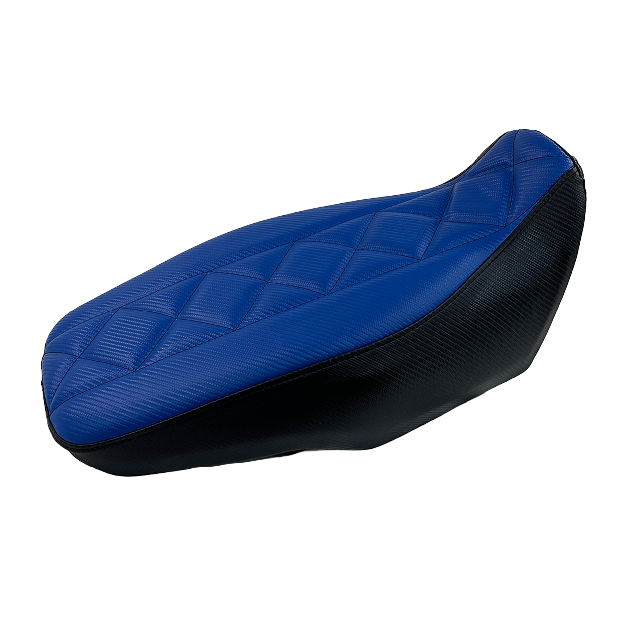 blue custom motorcycle seat for Honda Grom