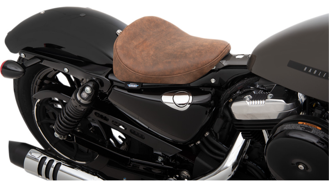 2004-2022 EVO Sportster Bobber Solo Seat - Brown