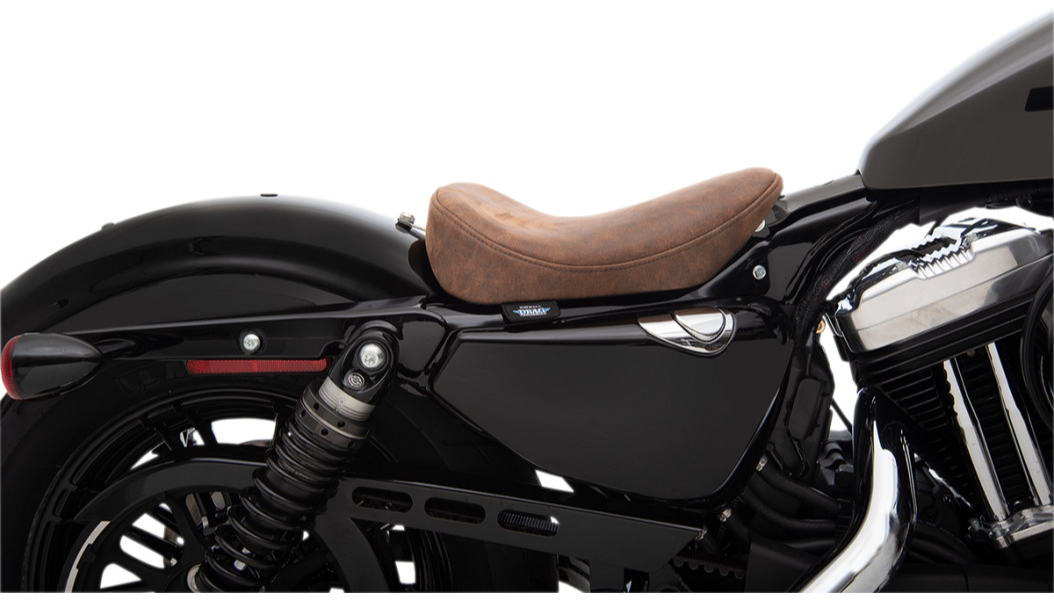 2004-2022 EVO Sportster Bobber Solo Seat - Brown