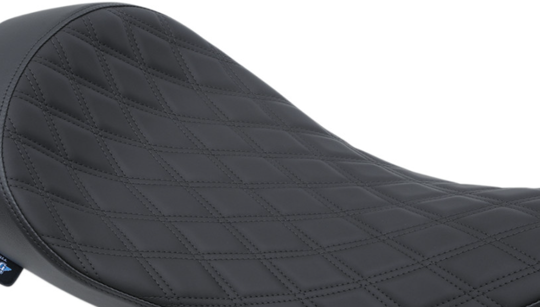 Solo Seat - Extended Reach & Lowered - Black Double Diamond