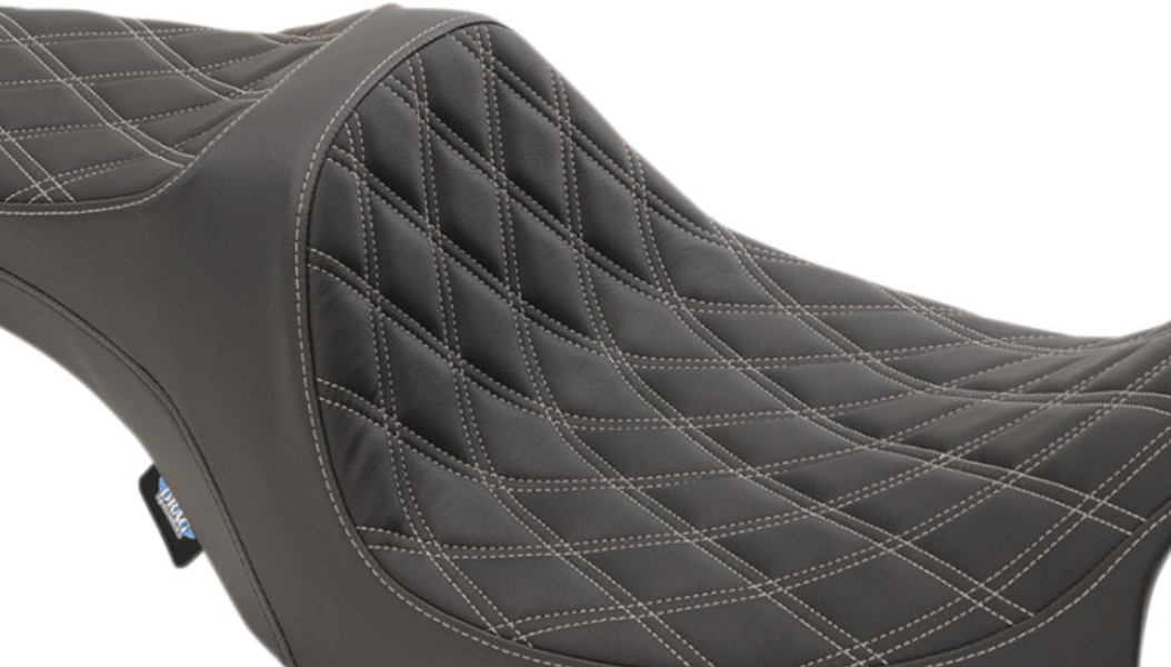Predator 3 Stock Position Seat - Double Diamond Silver
