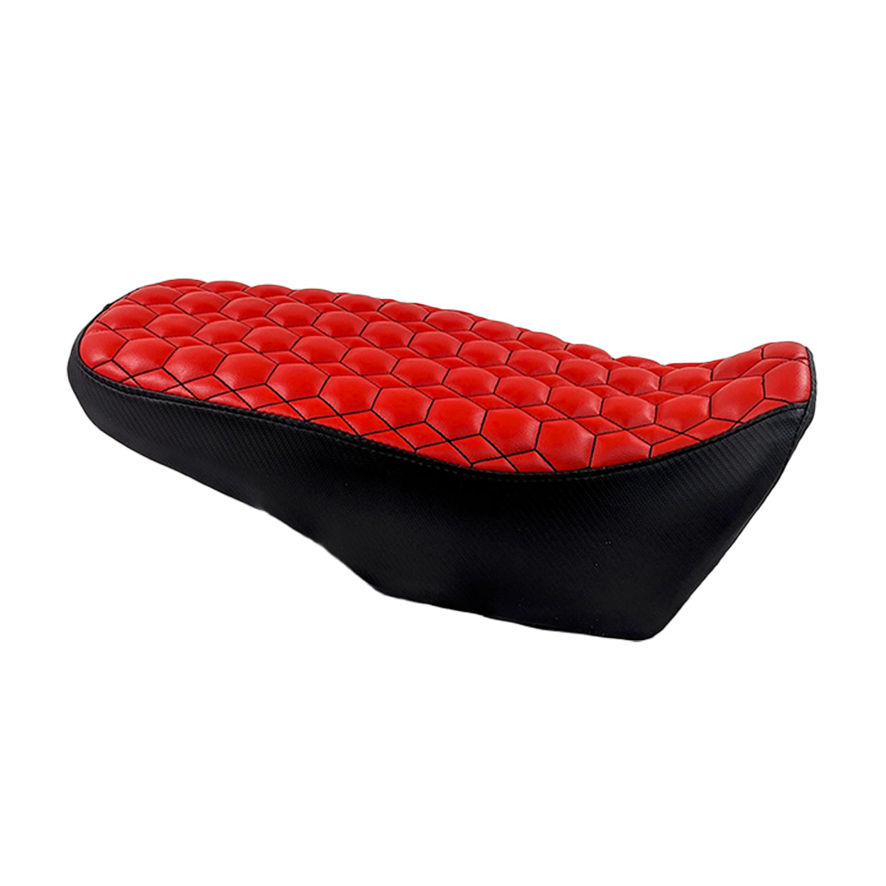 red custom motorcycle seat for Honda Grom