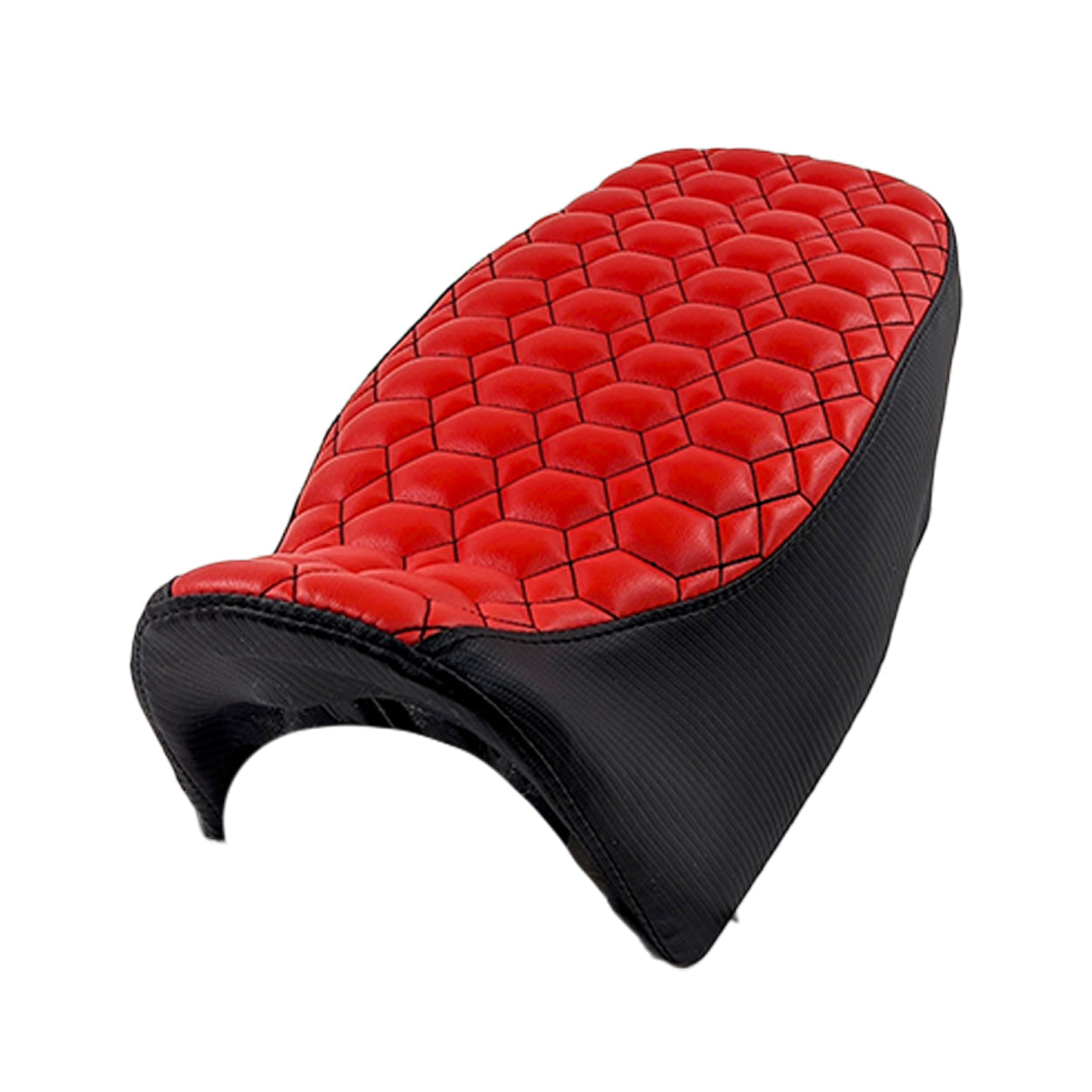 red custom motorcycle seat for Honda Grom