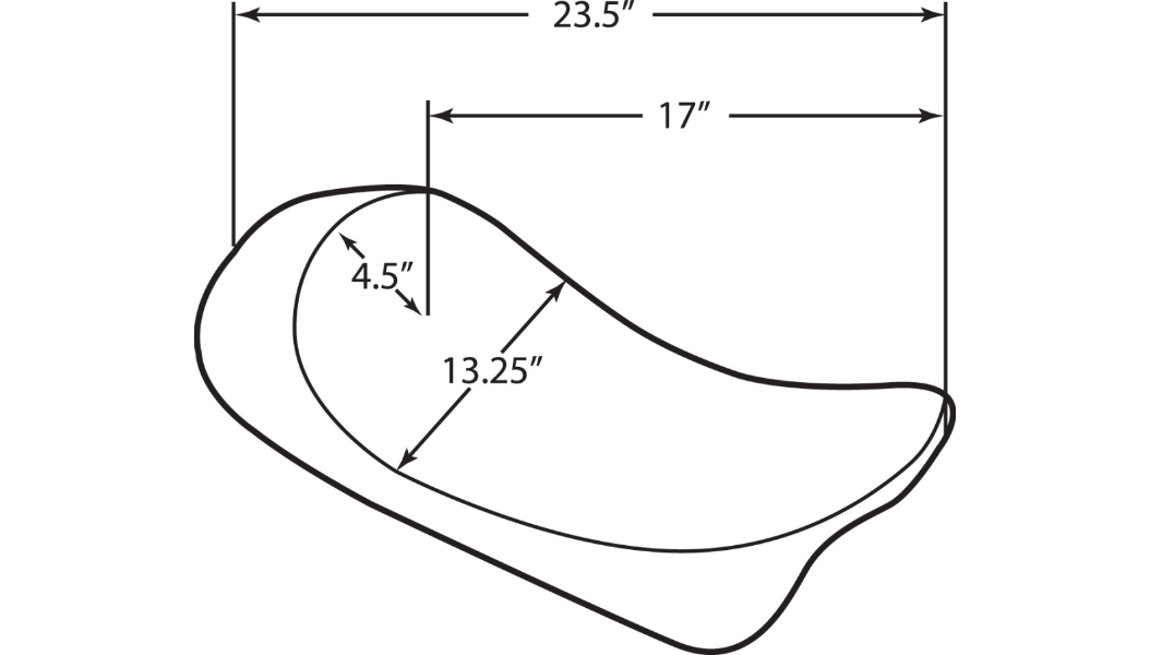 Solo Seat - Extended Reach & Lowered