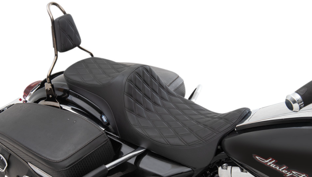Predator 3 Stock Position 2 Up Seat - Double Diamond Black Stitch