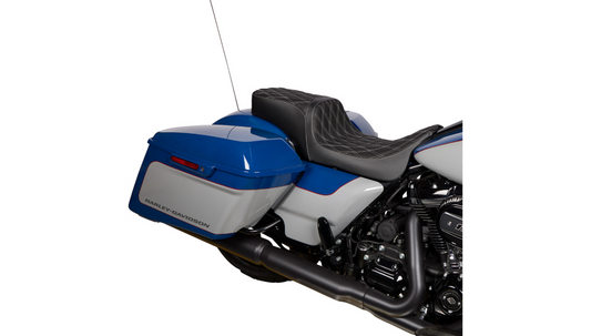 Performance Predator 2-Up Seat - Double Diamond, Silver Thread