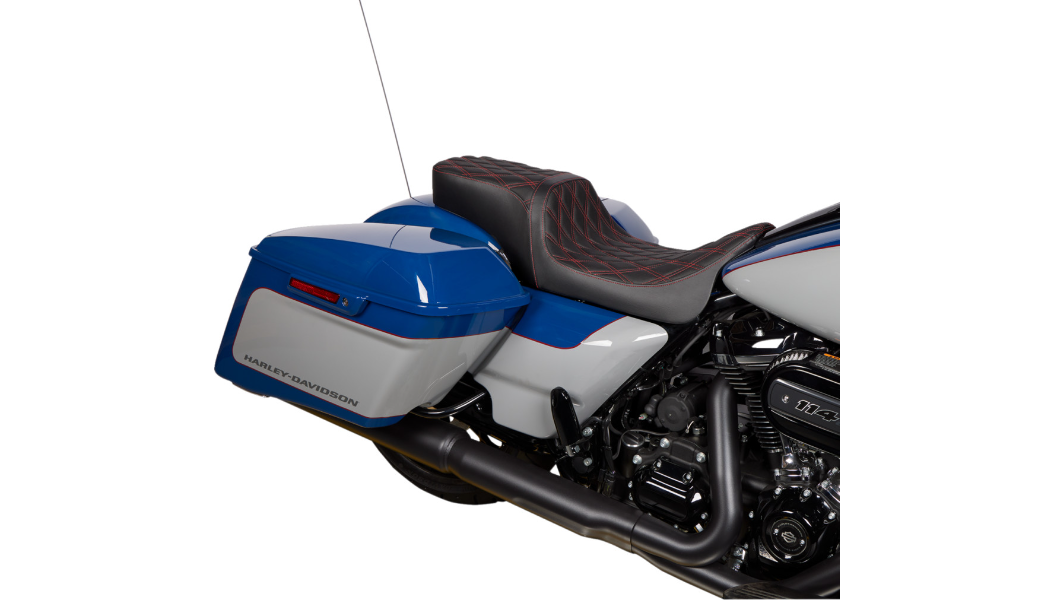 Performance Predator 2-Up Seat - Double Diamond, Red Thread