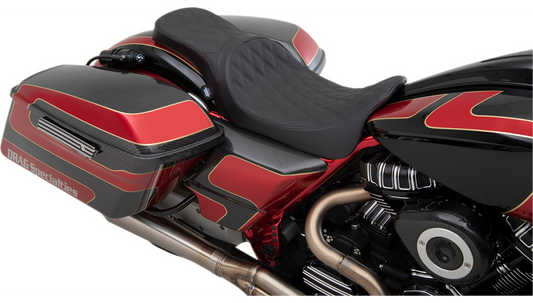 Predator Stock Position 2 Up Seat - Double Diamond Black Stitch