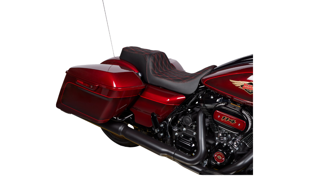 Performance Predator 1-Up Seat - Double Diamond, Red Thread