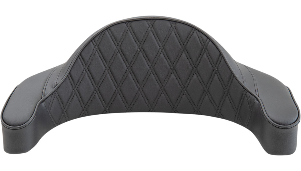 Tour Box Pad - Harley-Davidson King Tour Pak - Double Diamond Stitch - Black (1999-2013)