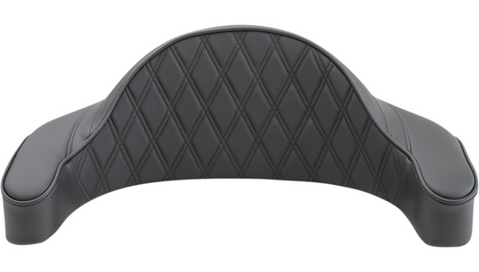 Tour Box Pad - Harley-Davidson King Tour Pak - Double Diamond Stitch - Black (1999-2013)