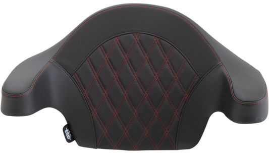 Tour Box Pad - Harley-Davidson King Tour Pak - Double Diamond Stitch - Red (2014-2023)