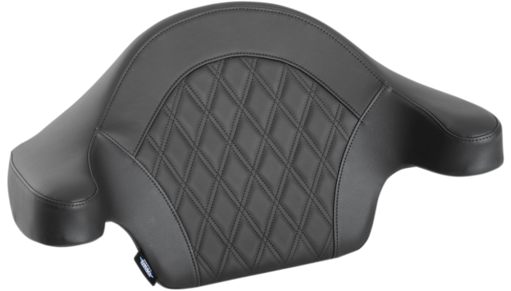Tour Box Pad - Harley-Davidson King Tour Pak - Double Diamond Stitch - Black (2014-2023)