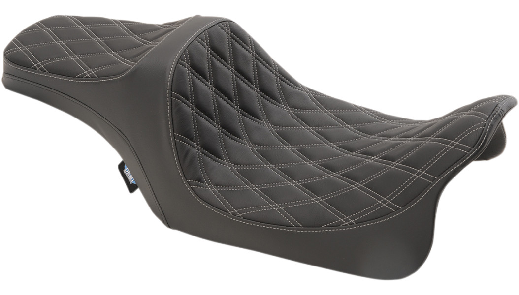 Predator 3 Stock Position Seat - Double Diamond Silver