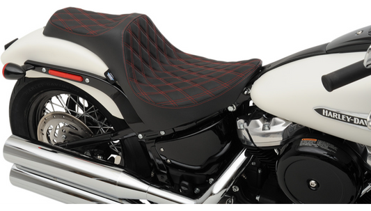 2018-2023 Softail Predator 3 Double Diamond - Red Stitch