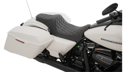Predator 3 Stock Position Seat - Double Diamond Black