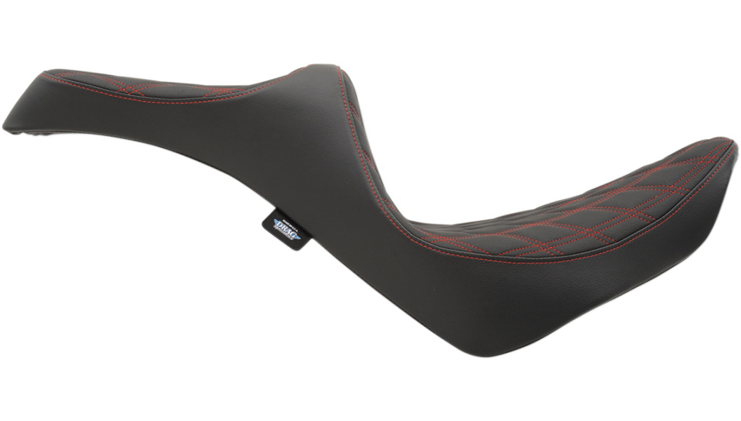 2018-2023 Softail Predator 3 Double Diamond - Red Stitch