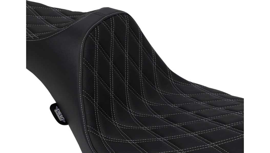2018-2023 Softail Predator 3 Double Diamond - Silver Stitch