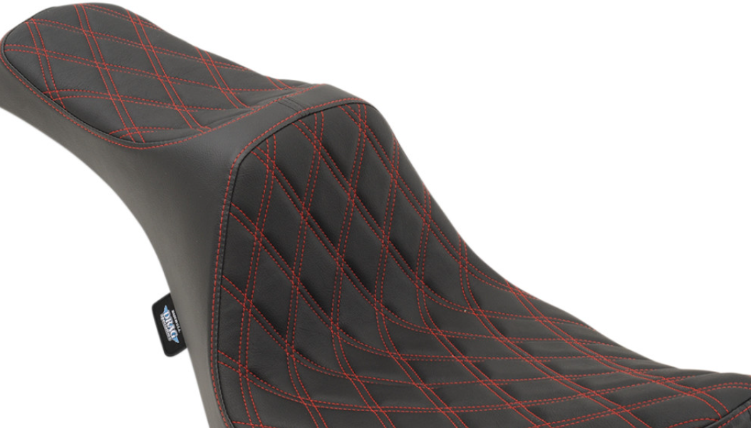 2018-2023 Softail Predator 3 Double Diamond - Red Stitch