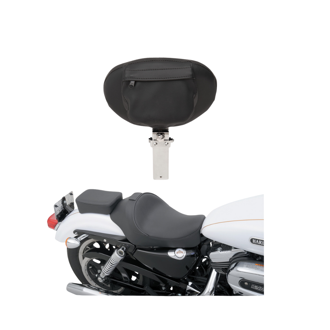 2004-2022 EVO Sportster Solo Seat w/ Optional Pillion & Optional Backrest