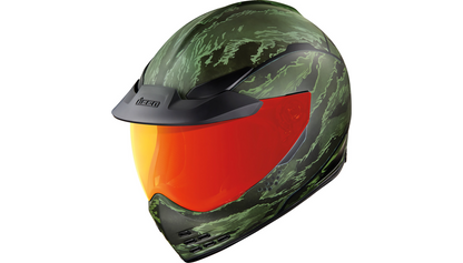 ICON DOMAIN Helmet - Tiger's Blood - Green Graphic