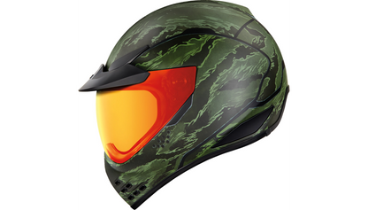 ICON DOMAIN Helmet - Tiger's Blood - Green Graphic