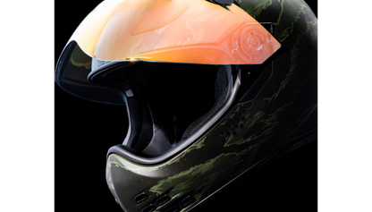 ICON DOMAIN Helmet - Tiger's Blood - Green Graphic