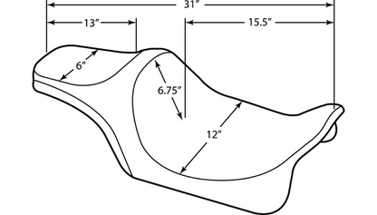 Predator 3 Stock Position Seat - Double Diamond Black